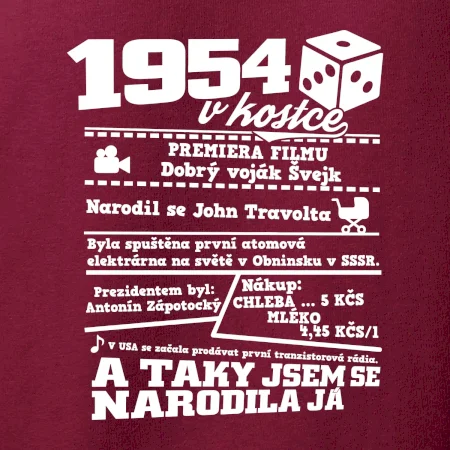 1954 v kostce