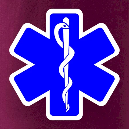 Rescue - Hvězda na prsu +  nápis na zádech