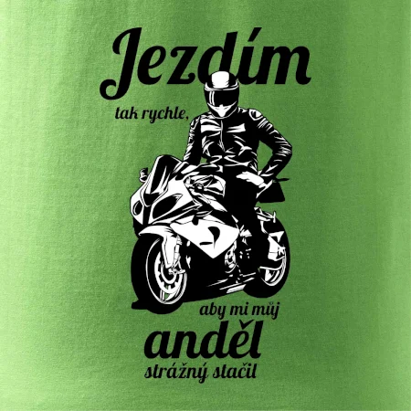 Silniční motorka - jezdím tak rychle, aby mi můj anděl strážný stačil