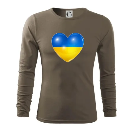 Ukrajina srdce vlajka