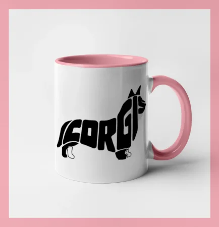 Corgi - nápis v těle