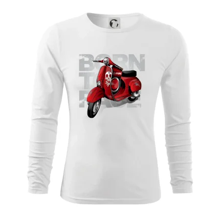 Scooter born to ride red