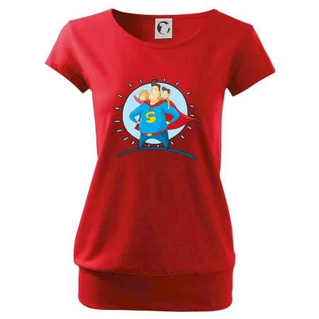 Táta superman - holka a kluk