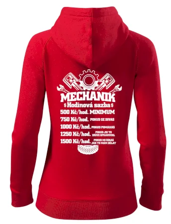 Mechanik - hodinová sazba