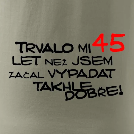 Trvalo mi 45 let než jsem začal vypadat takhle dobře