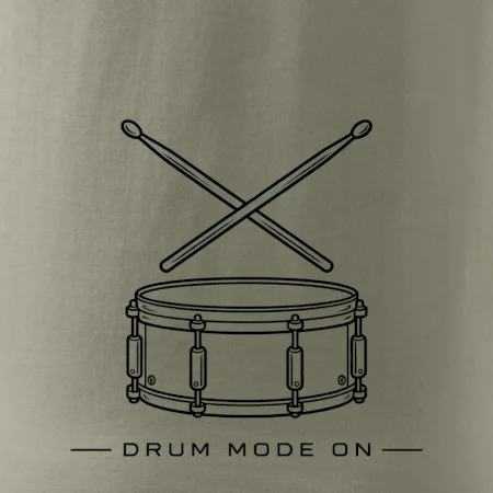 Drum mode on - jednoduchý buben s paličkami
