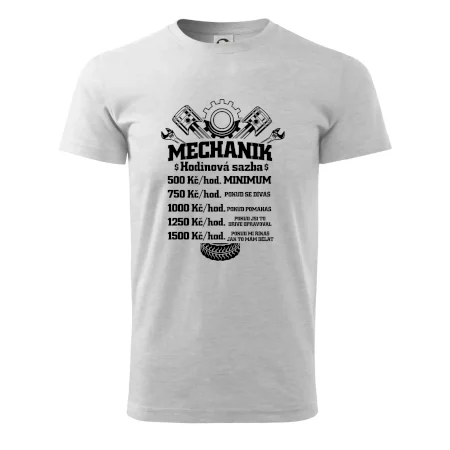 Mechanik - hodinová sazba