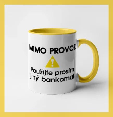 Mimo provoz - použijte jiný bankomat
