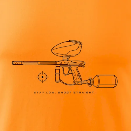 Minimalistický marker stay low shoot straight