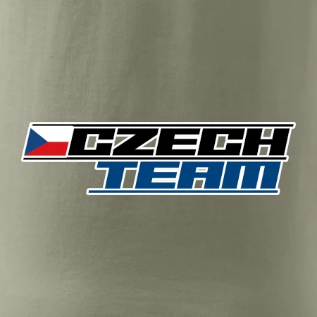 Czech team s vlajkou - Mistrovství světa v ledním hokeji 2026