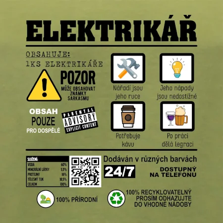 Profese - informace o produktu - elektrikář