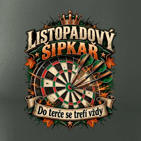 Listopadový šipkař mistr terče