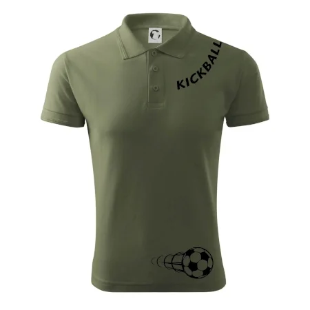 Kickball nápis šikmo