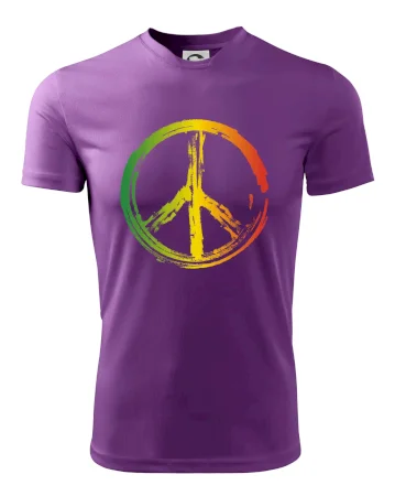Peace symbol paint