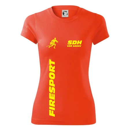 Hasičský sport SDH + váš název ŽLUTÁ