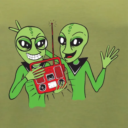 Ufo a rádio (Pecka design)