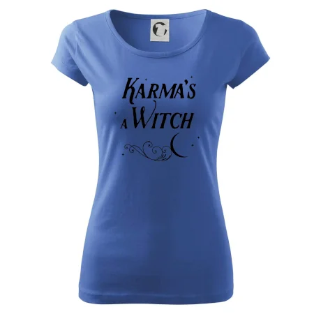 Karma's a Witch - nápis