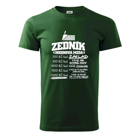 Hodinová mzda zedník