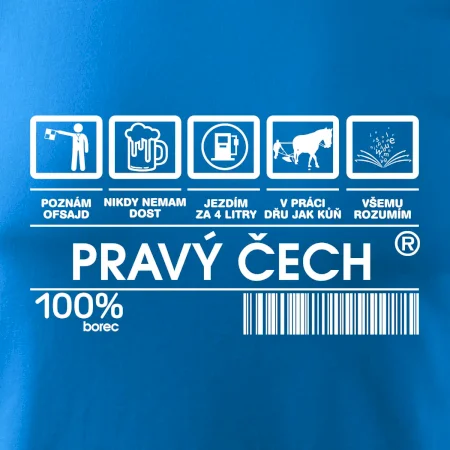 Čárový kód  - Pravý Čech