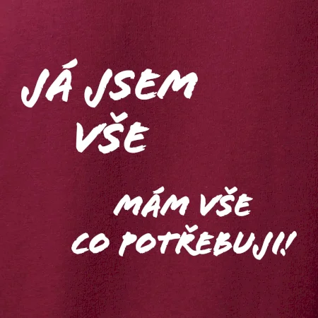 Nápis Já jsem vše!