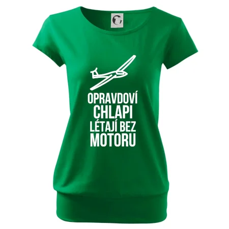 Opravdovi chlapi létají bez motoru