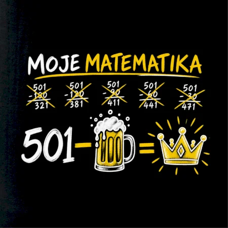Moje matematika 501 - pivo = vítězství