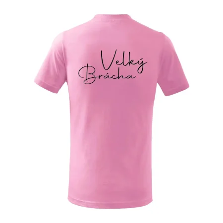 Velký brácha - nápis na zádech