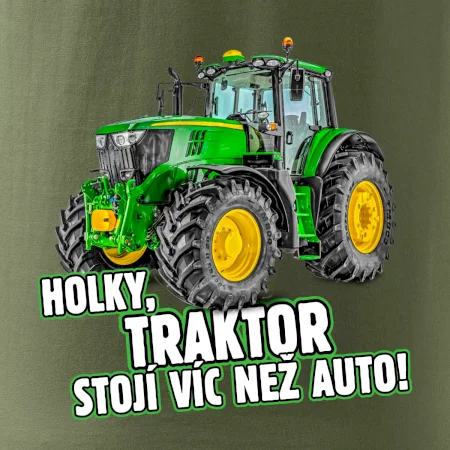 Holky, traktor stojí víc než auto