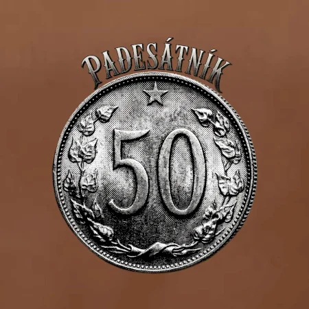 Padesátník 1963 - 1978 s nápisem