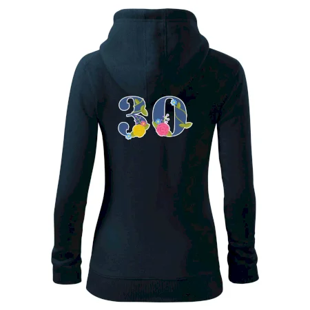 Květinové číslo kreslené - 30