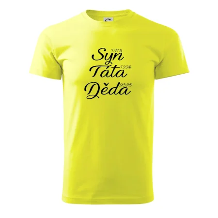 Syn, táta děda - vaše ročníky