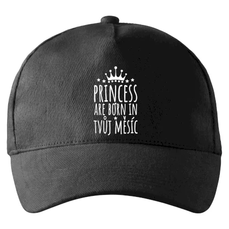 Princesses are born in (vlastní nápis měsíc narození)
