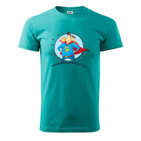 Táta superman - holka a kluk