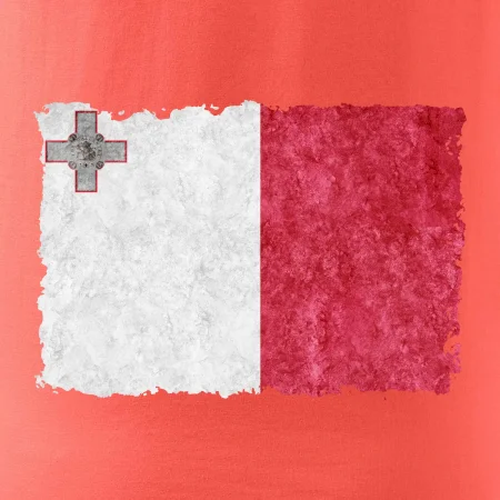 Vlajka Malta okousaná