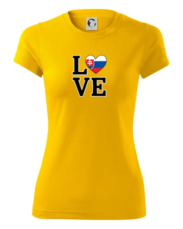 Love Slovenská vlajka