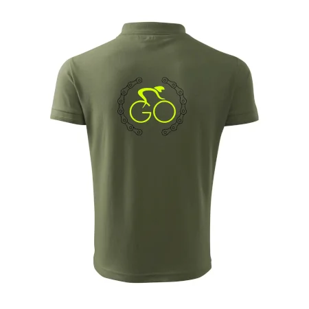 GO cyklista (fluo potisk)