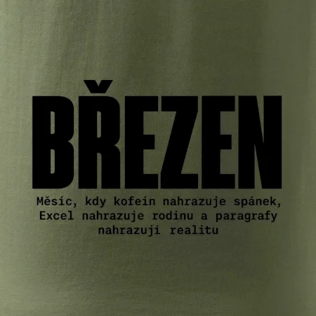 Březen kofein místo spánku