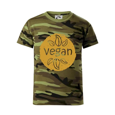 Vegan hnědá kruh
