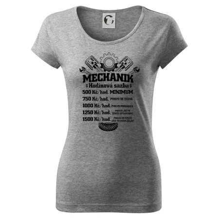 Mechanik - hodinová sazba