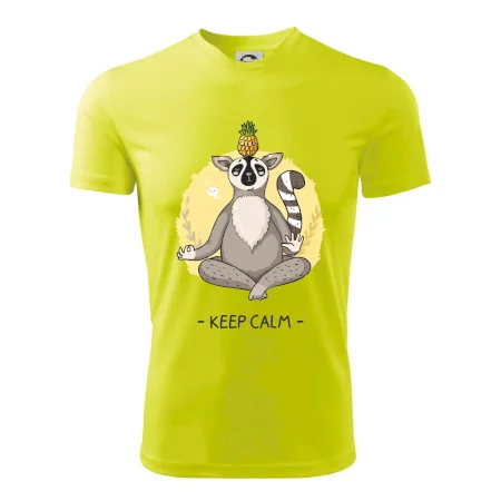 Yoga - keep calm kreslený