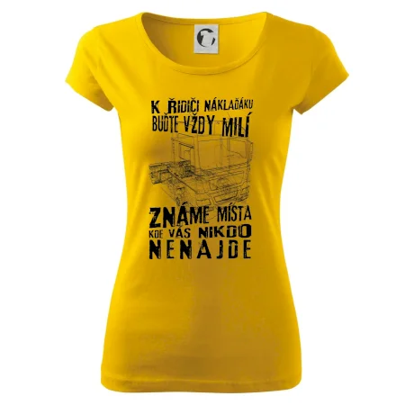 K řidiči náklaďáku buďte vždy milý
