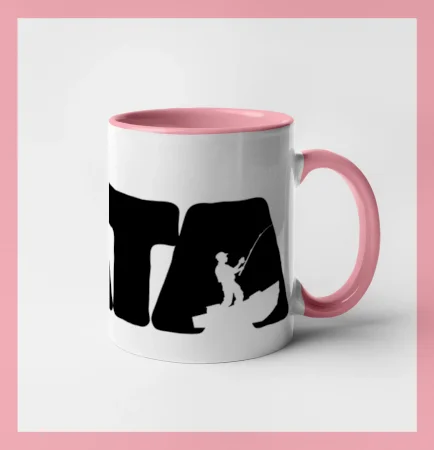 Táta nápis - rybář