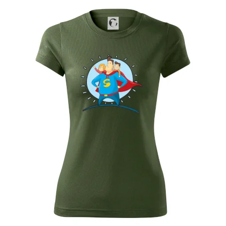 Táta superman - holka a kluk