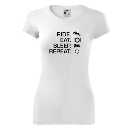 Ride Eat Sleep Repeat koně