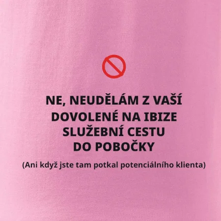 Dovolená na Ibize není služební cesta