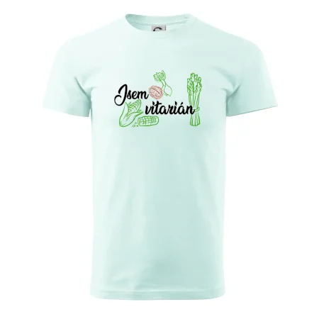 Jsem vitarián - nápis