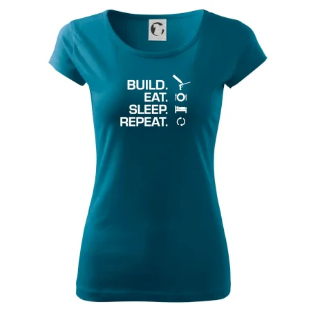 Build eat sleep repeat - montážní pěna