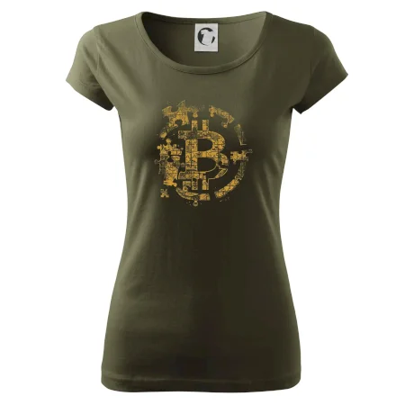 Logo bitcoin puzzle