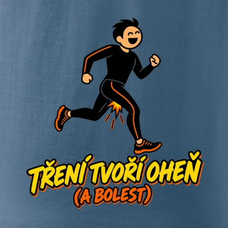 Běžecké tření tvoří oheň