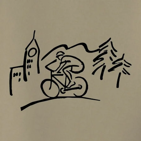 Cyklista na výletě